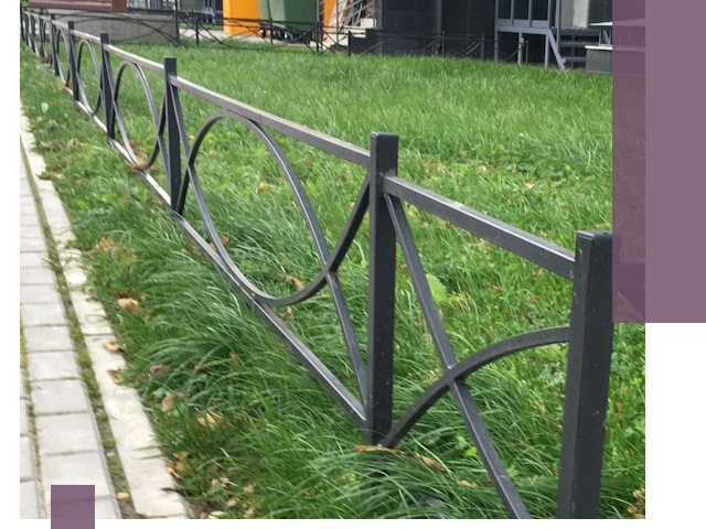 Газонные ограждения из металла в Выксе — монтаж и продажа
