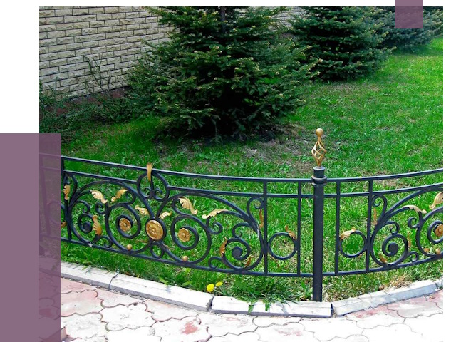 Кованые газонные ограждения в Выксе от 7726 руб. — ПРОЛЁТ-Вкс