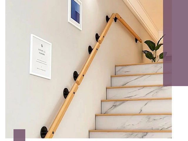 Поручни металлические и деревянные под ключ в Выксе