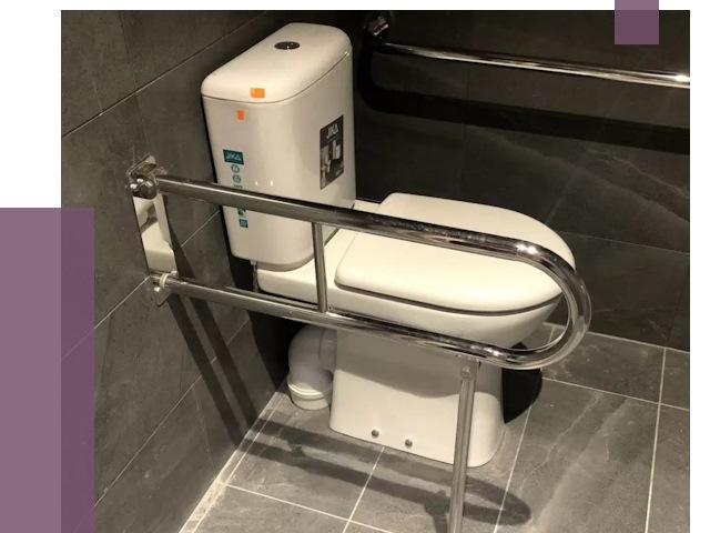 Поручни для санузлов в Выксе от 4355 руб. | ПРОЛЁТ-Вкс