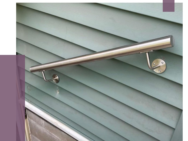 Поручни из нержавеющей стали в Выксе от 7778 руб.  | ПРОЛЁТ-Вкс