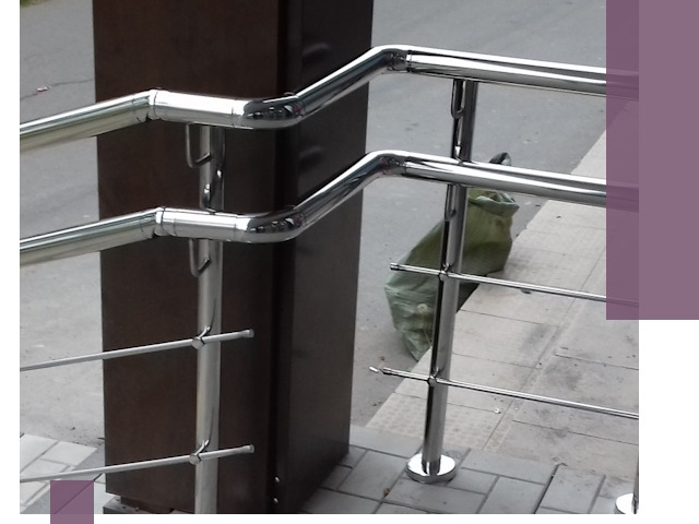 Монтаж поручней из нержавеющей стали в Выксе качественно и быстро